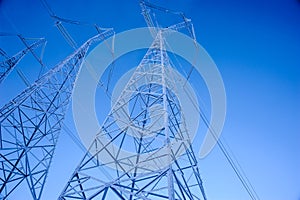 Hight voltage power transmission tower