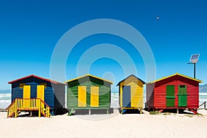 Hightech beach huts photo