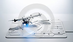 HighTech Drone Prototype for Future Surveillance