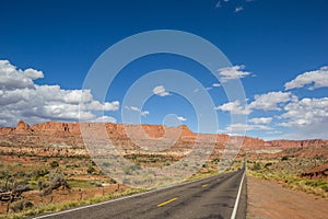 Highway 12 south of Torrey and Capitol Reef in Utah