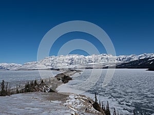 Highway 16 passing through the Athabasca