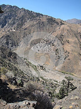 Highway 395 scenery in California