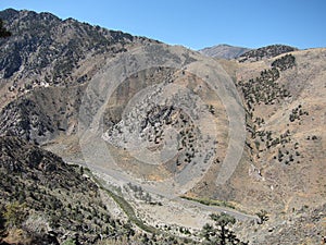 Highway 395 scenery in California