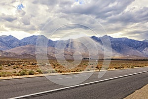 Highway 396, way to Mammoth lakes area, USA