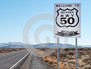 Highway 50, America`s loneliest road