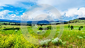 Highway 5A of the Nicola Valley, British Columbia, Canada