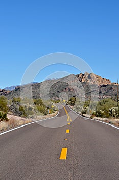 Highway in Arizona Desert