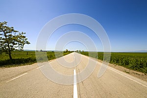 Highway, autobahn and road landscape