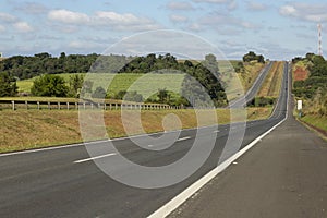 Highway on a beautiful sunny day, highway Castelo Branco