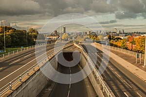 Highway In Beetson Leeds,Uk