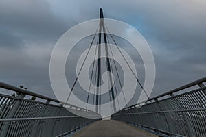 Highway Bridge In Beetson Leeds,Uk