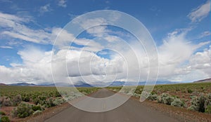 Highway and Cloudy Skies Ahead