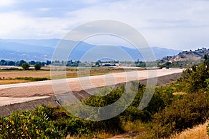 Highway in construction