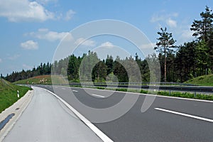 Highway curve