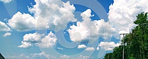 Beautiful highway Clouds