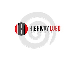 Highway freeway road infrastructure logo