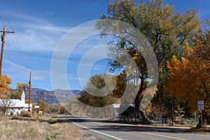 Highway 141 Through Gateway, Colorado