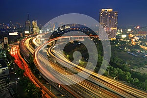 The highway is glowing