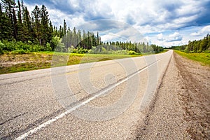 On the highway between Grande Prairie and Grande Cache Alberta