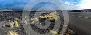 Highway through Hawaiian Lava Fields 5