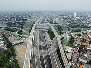 Highway interchange in Bekasi