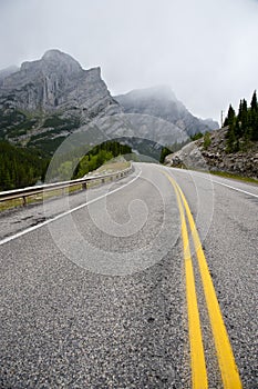 Highway in Kananaskis Country photo