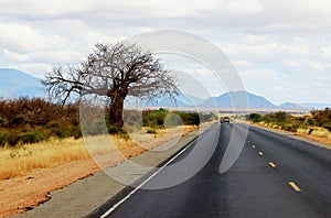 Highway in Kenya