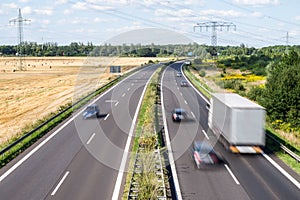 Highway in landscape