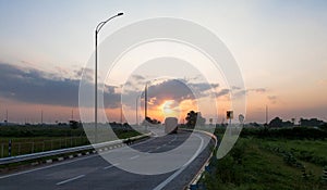 Highway leading to Sunrise