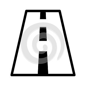 Highway Line vector icon which can easily modify or edit