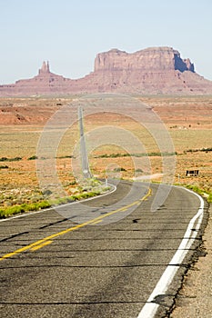 Highway, Monument Valley Panorama