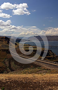 Highway near Columbia River