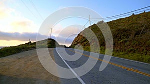 Highway No1 at Big Sur Pacific Coastline - travel photography