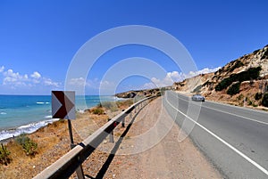 Highway over the beach photo