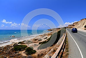 Highway over the beach photo