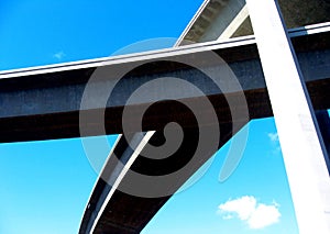 Highway overpass abstract photo