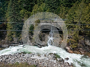 Highway overpass on Canada Highway