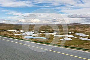 Highway and plateau wetlands