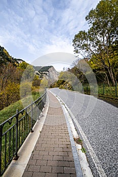 Highway in the Pyrenees in Andorra