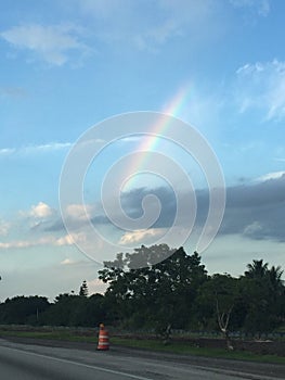 Highway rainbow