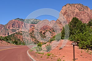 Highway in Red Rock Canyon