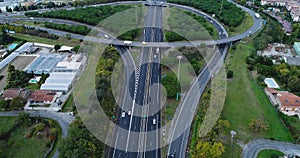 Highway and road interchange