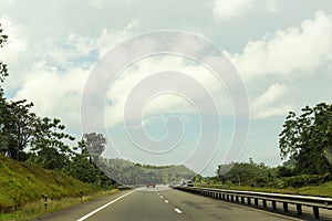 Highway road on vehicles