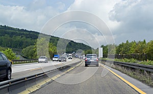 Highway scenery in germany