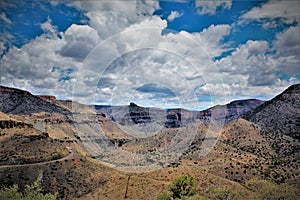 Salt River Canyon Wilderness Area, Tonto National Forest, Gila County, Arizona, United States