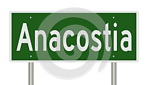 Highway sign for Anacostia