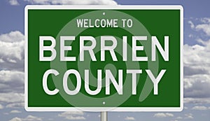 Highway sign for Berrien County