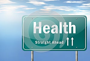 Highway Signpost Health