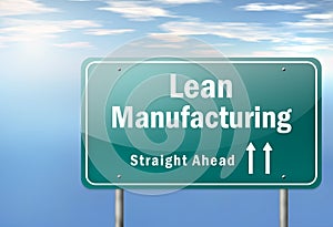 Highway Signpost Lean Manufacturing