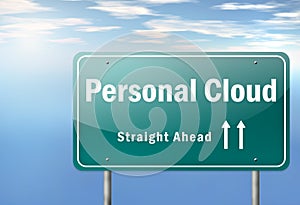 Highway Signpost Personal Cloud